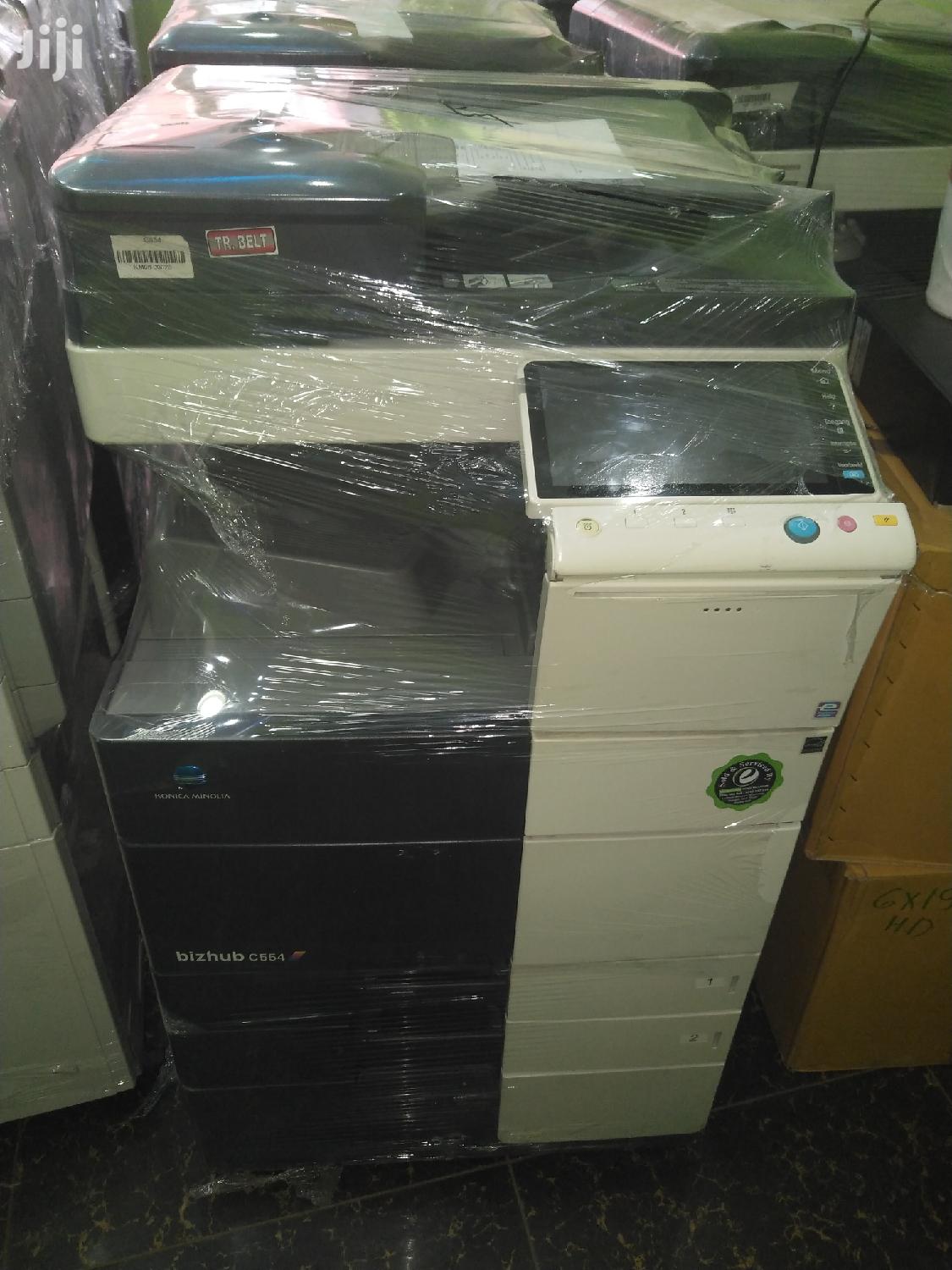 Colored Konica Minolta Bizhub C 554e Photocopier Machine