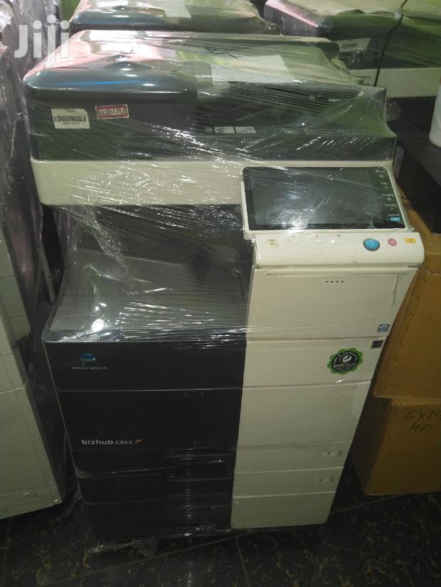 Colored Konica Minolta Bizhub C 554e Photocopier Machine