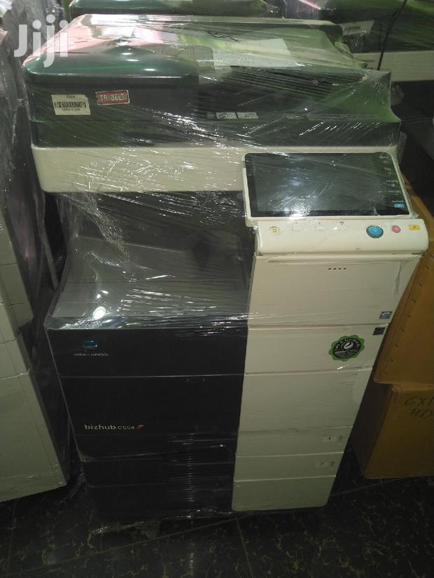 Colored Konica Minolta Bizhub C 554e Photocopier Machine