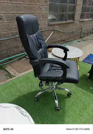 High Back Leather Office Chair