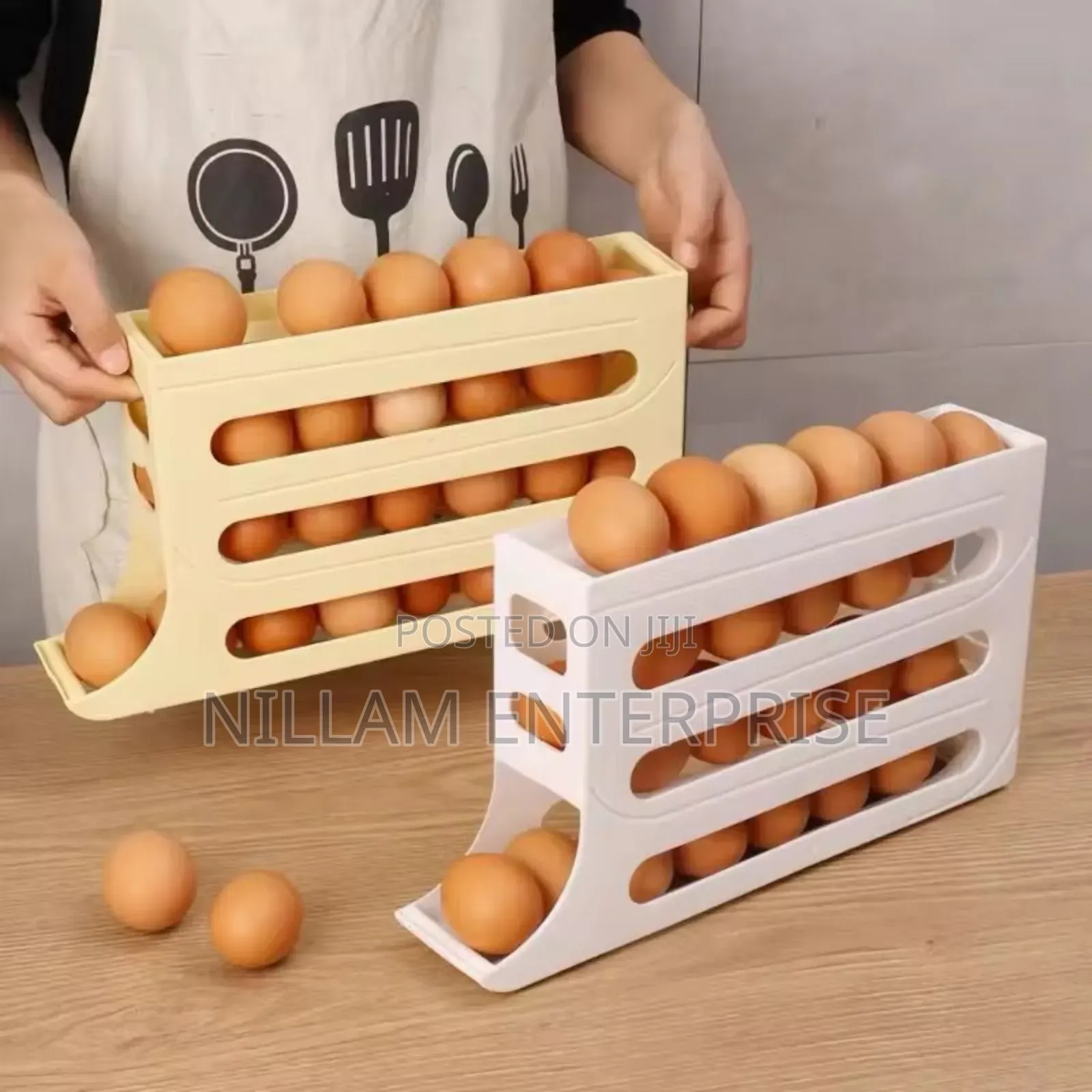 4 Layer Rolling Egg Dispenser