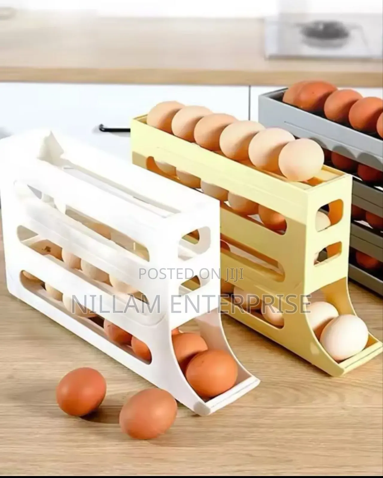 4 Layer Rolling Egg Dispenser