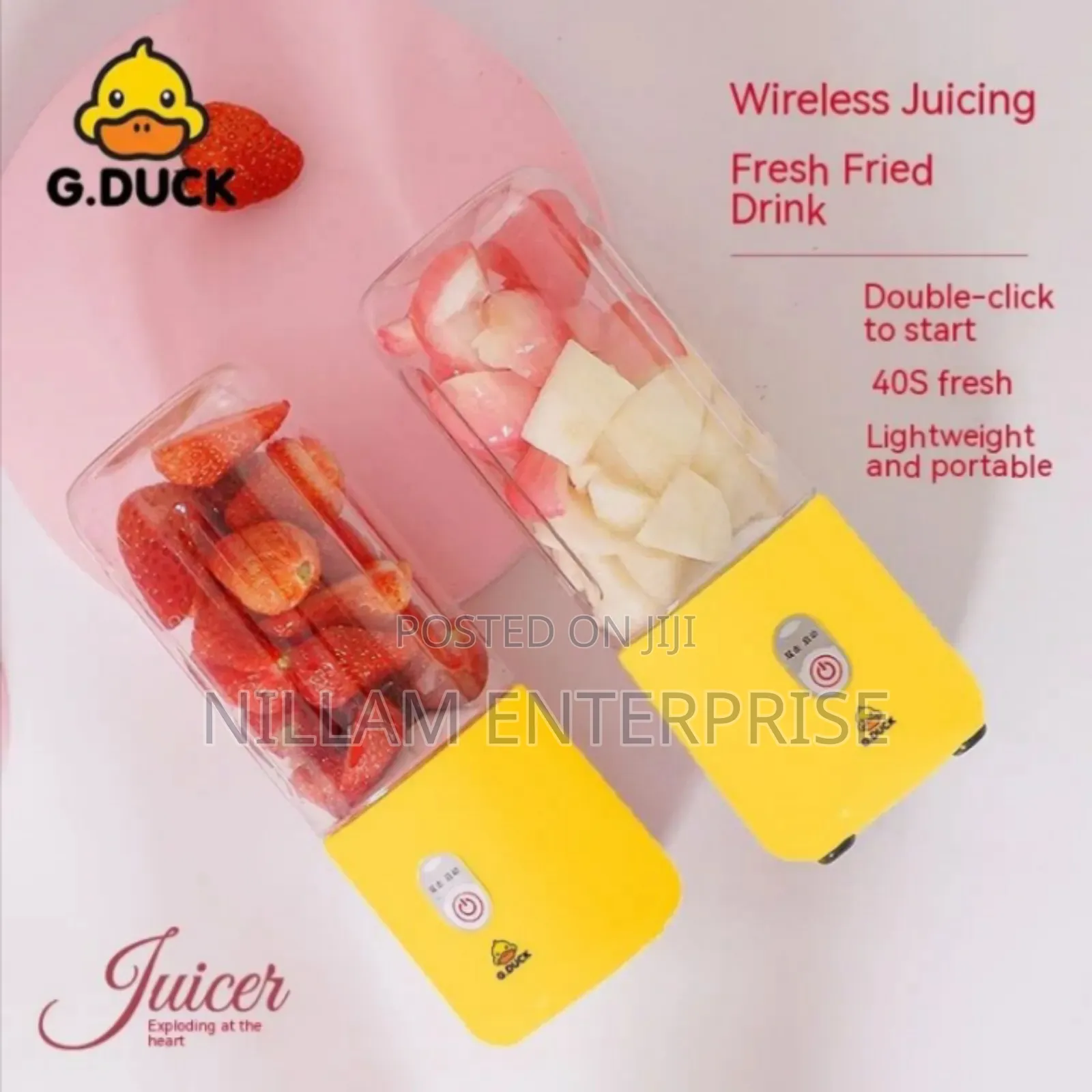Powerful Mini Portable Electric Juice Blender