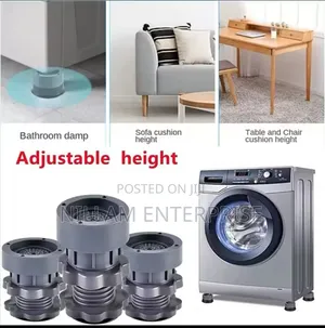 4 PCS Adjustable Height Washing Machine Anti Vibration Pads