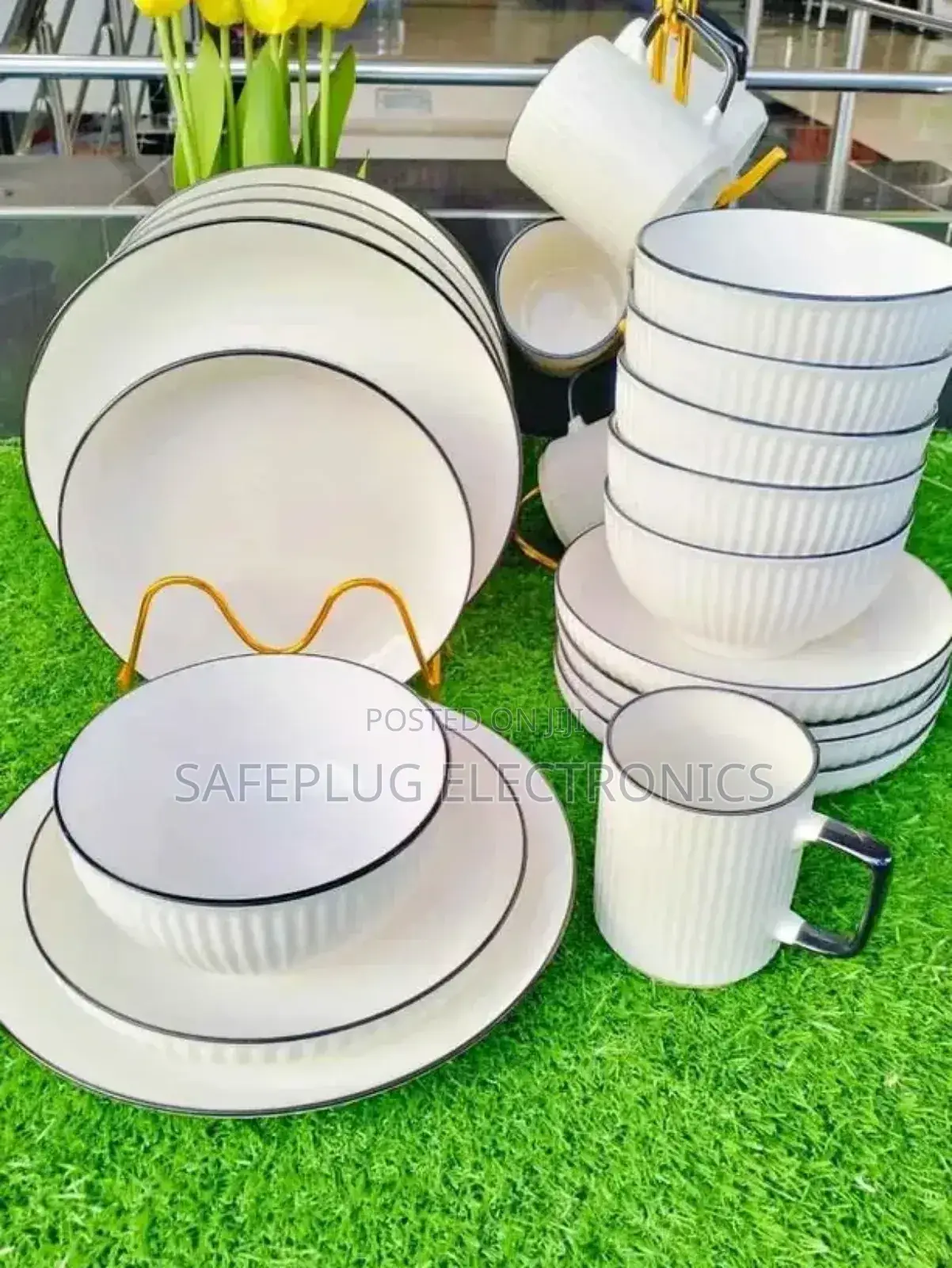Kitchen 24 PCS Concise Dinner Set