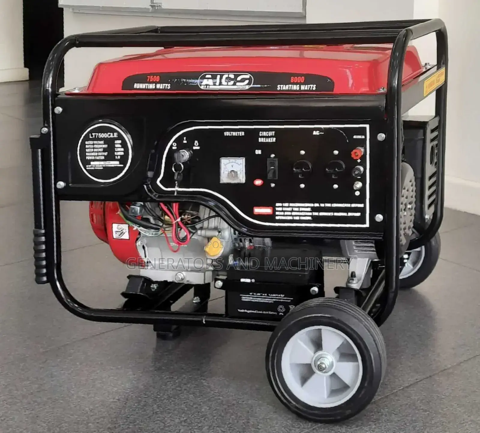 Keystart Petrol Generator 7.5kva Aico Japan