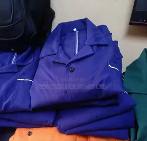 Navy Blue Quality Dust Coat Qz6gv