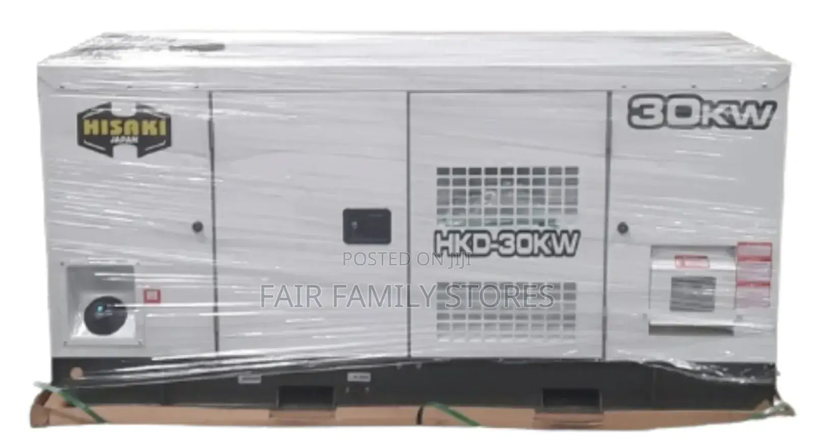 30kva 3-Phase Hisaki Japan DIESEL Genset Water Cooled