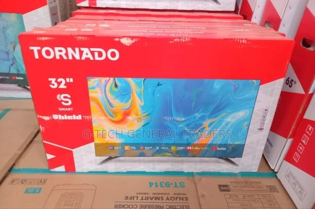 Tornado 32inch Smart Android LED Frameless Tv - thumbnail 2