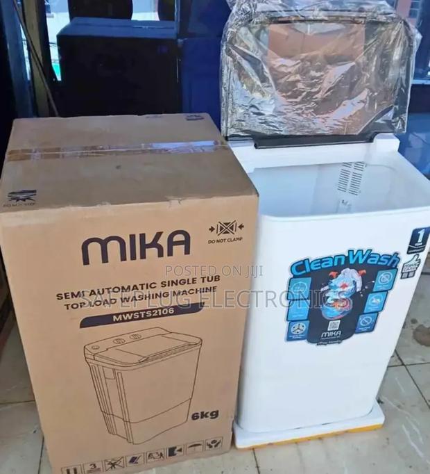 Automatic Mika Washing Machine Top Load Single Tub 6kg - main view