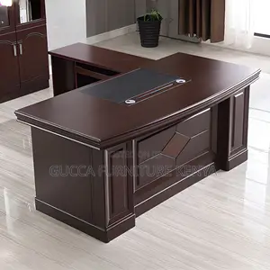 Office Tables:140cm Executive Boardroom Mahogany Office Desk