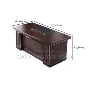 Office Tables:140cm Executive Boardroom Mahogany Office Desk