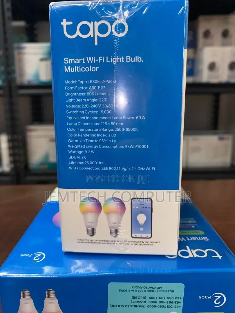 Tp-Link Tapo L530E Smart Light Bulb, Multicolor Wi-Fi