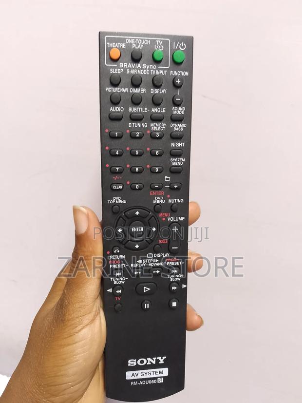 Sony Home Theater Remote - main view