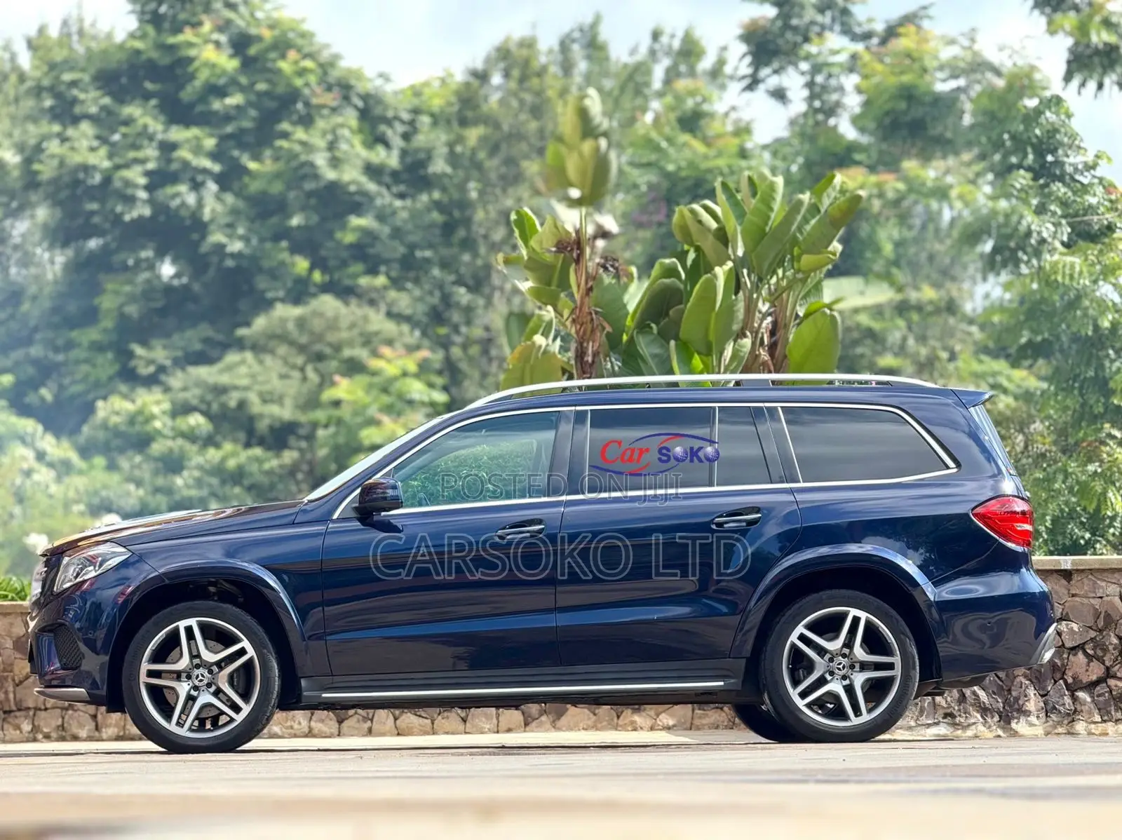 Mercedes-Benz GLS-Class GLS350d 4Matic 2017 Blue