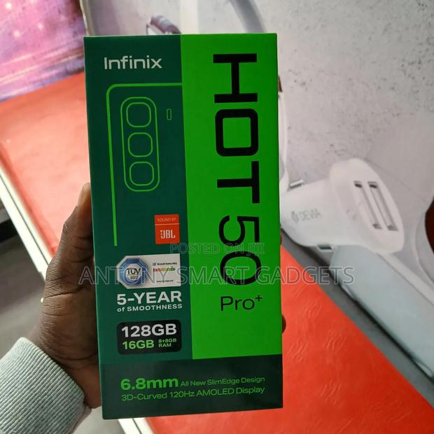 New Infinix Hot 50 Pro+ 4G 128 GB Black