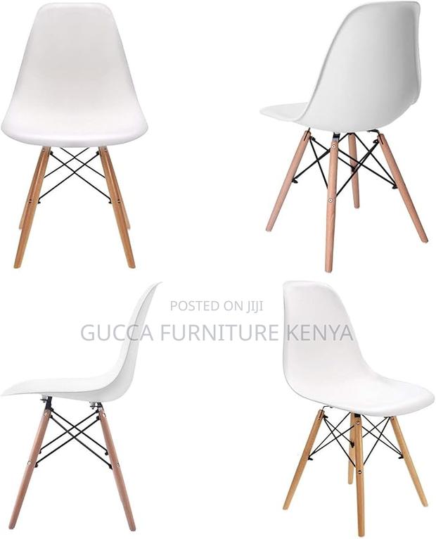 Home Chairs: Modern Style Classic Plastic Dining Chair - thumbnail 3