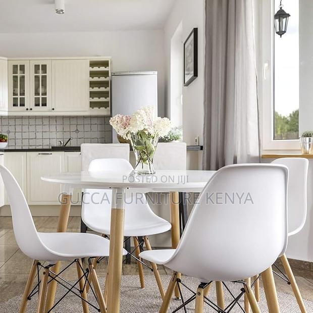 Home Chairs: Modern Style Classic Plastic Dining Chair - thumbnail 4