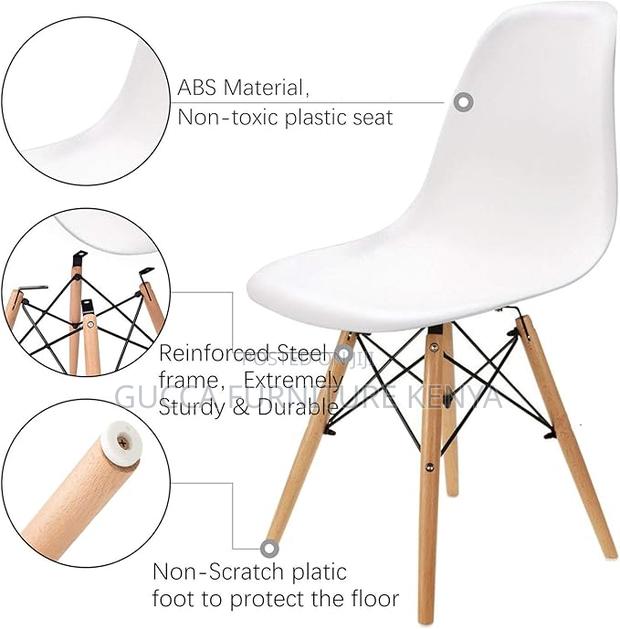 Home Chairs: Modern Style Classic Plastic Dining Chair - thumbnail 5