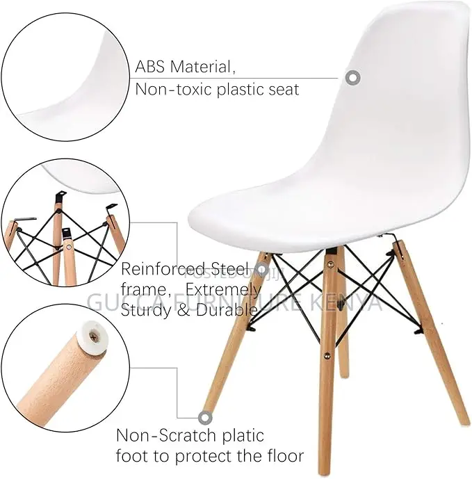 Home Chairs: Modern Style Classic Plastic Dining Chair