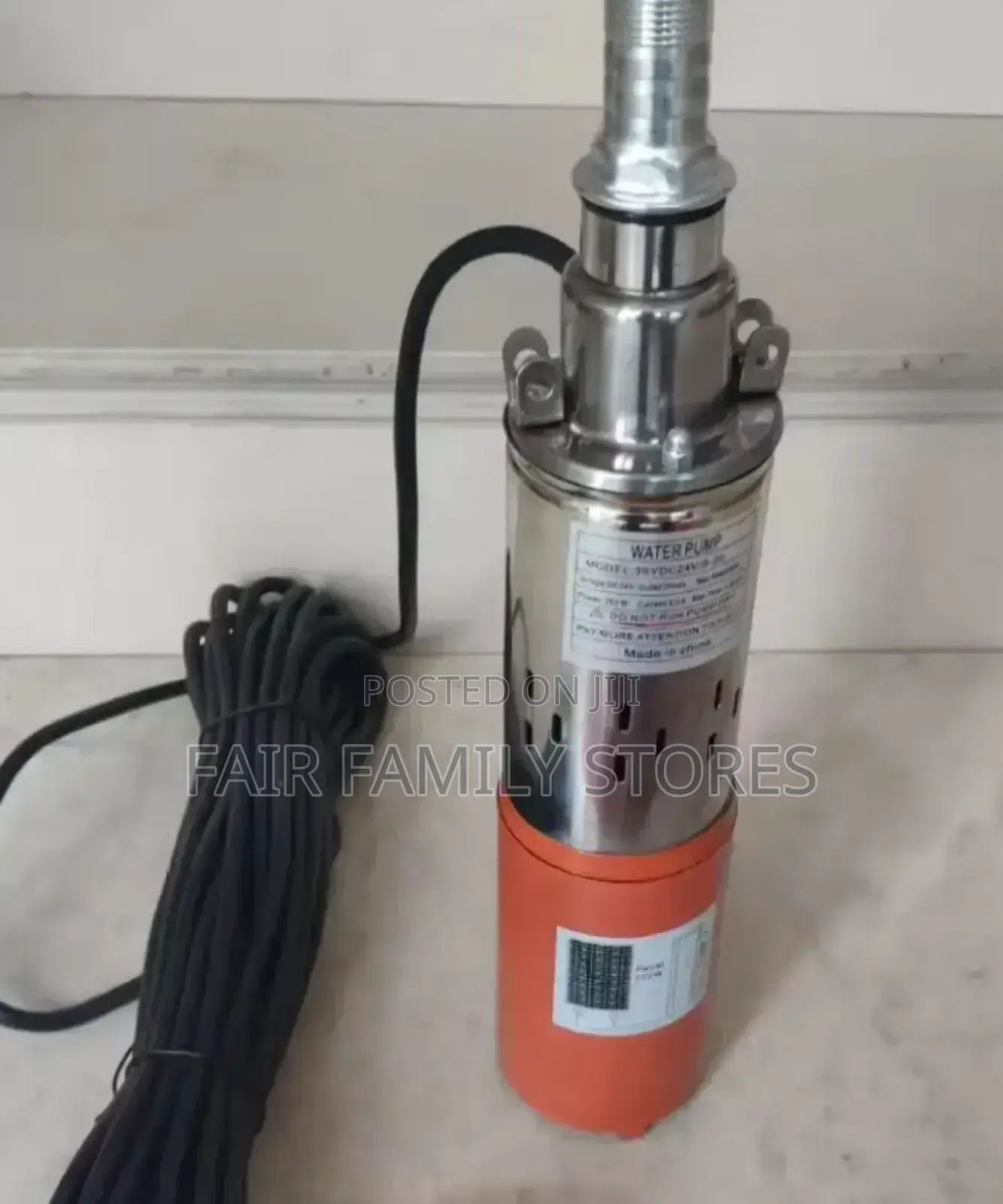 Solar Powered Submersible Water Pump With 24V