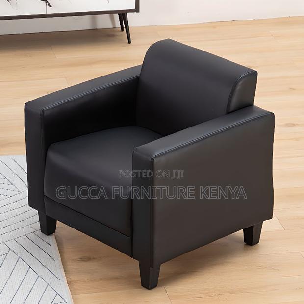Sofas:5-Seater Trendy Lumber Executive Leather Office Sofa - thumbnail 2