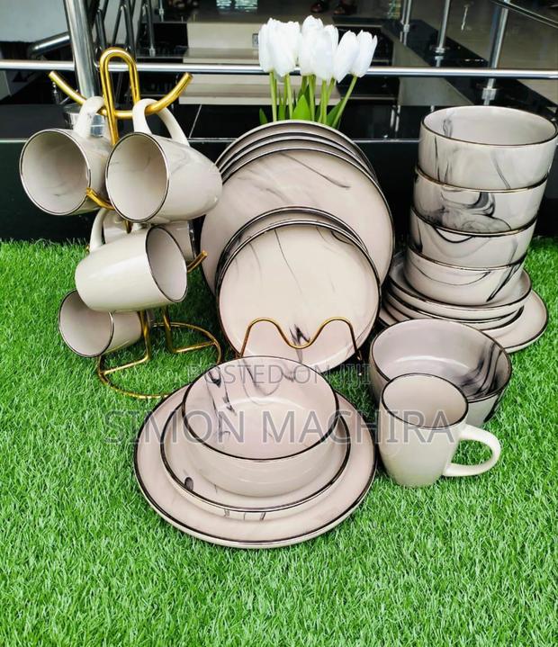 24 PCS Marble Dinner Set - main view