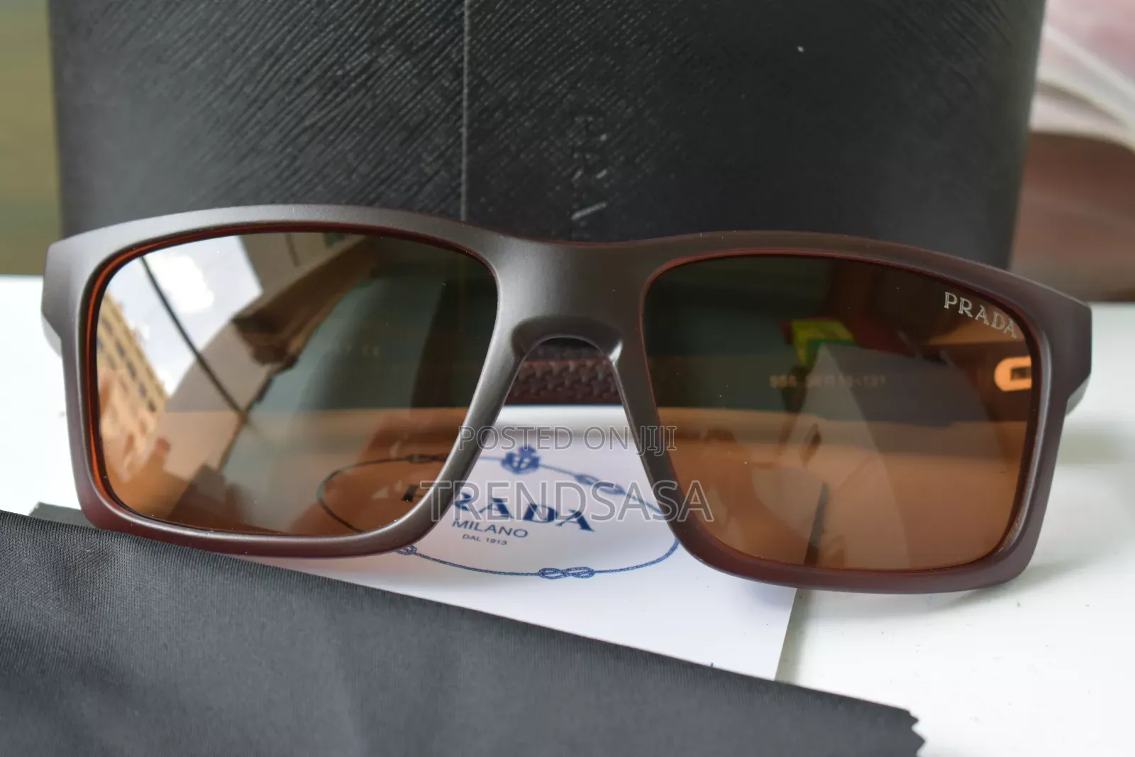 Prada Linea Rossa Rectangle Sunglasses for Man PS05YS