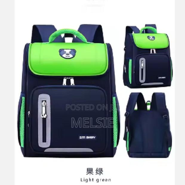Large SM BABY Kids School Bags Grade 2 to 6 Green