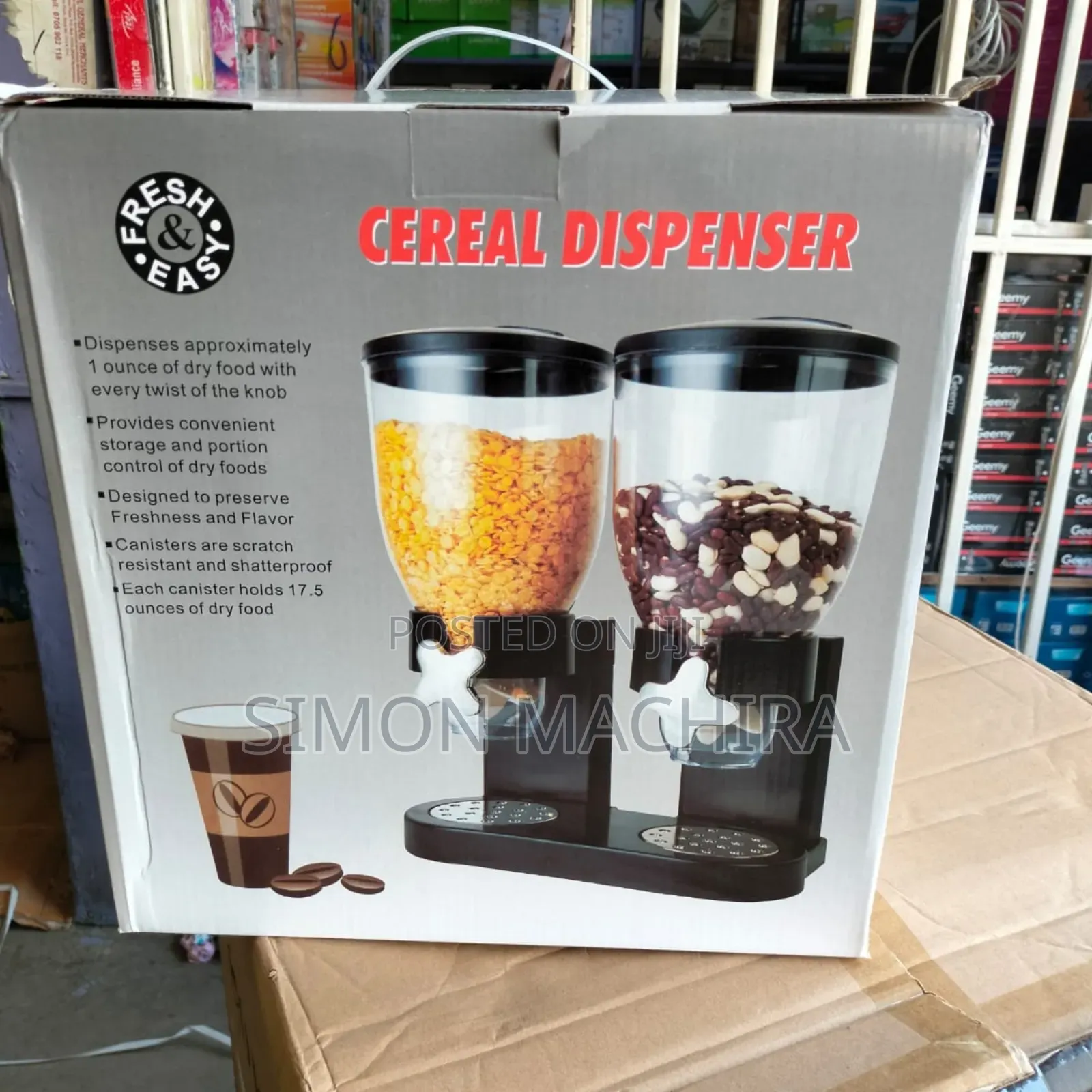Cereal Dispenser Dry Cereal Dispenser