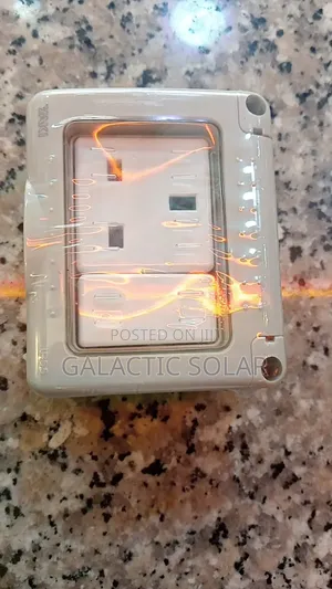 Waterproof Twin Socket Switched