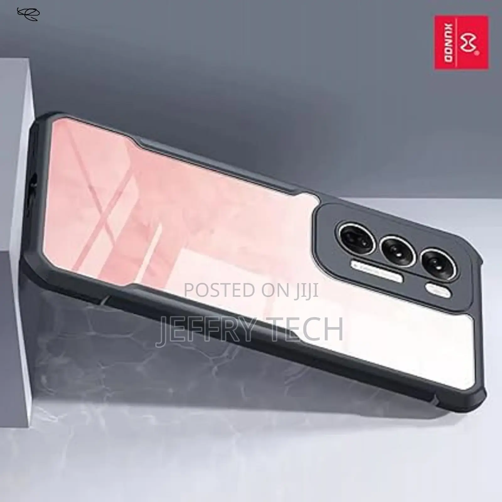 Xundd Cover Case for Oppo Reno 12 (Armor | Clear PC and TPU)