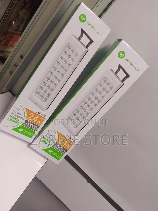 Dp Led Portable Rechargeable Hand Lamp 1600mah 2.4W Power - main view