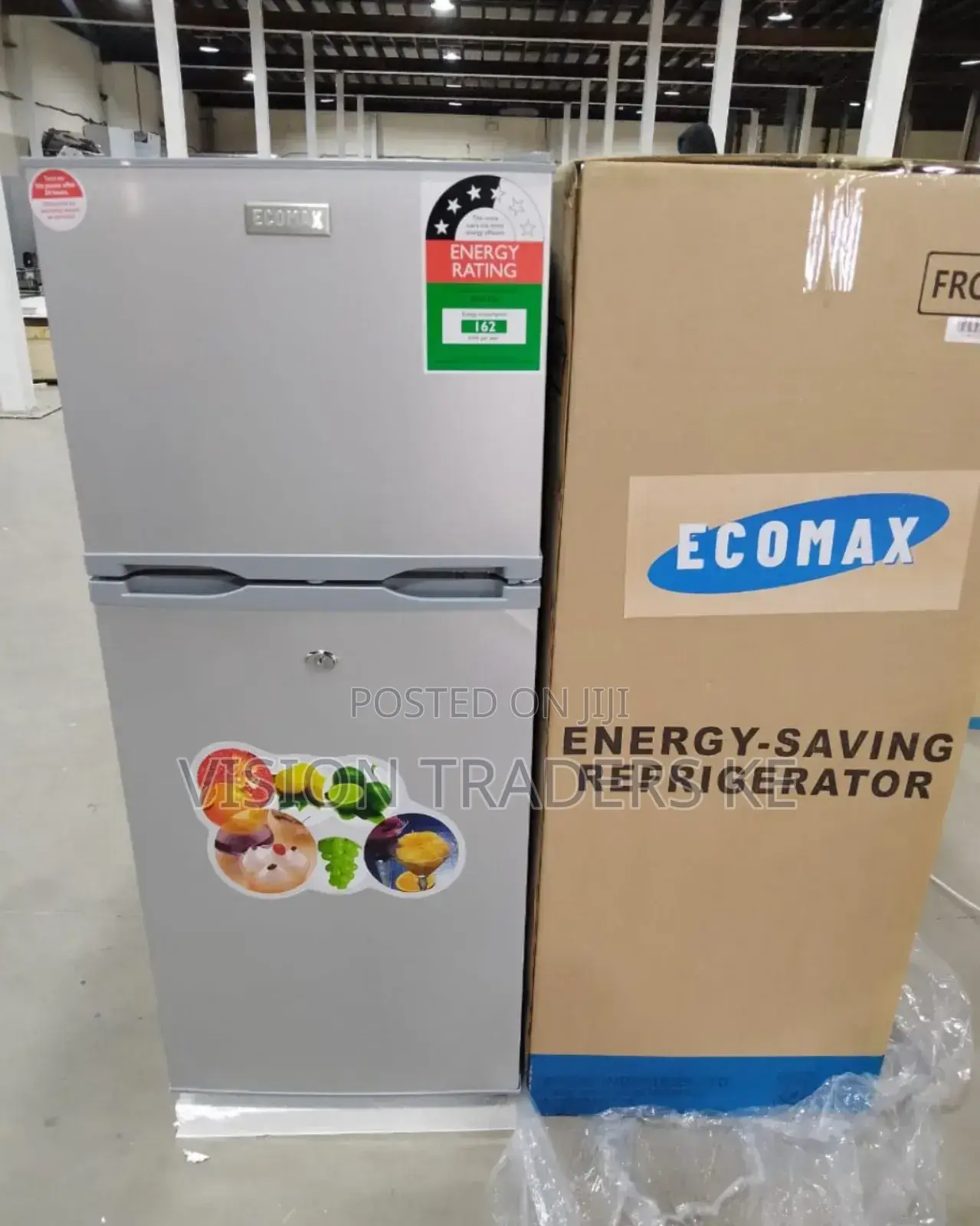 Ecomax 118 Litres Double Door Defrost Refrigerator