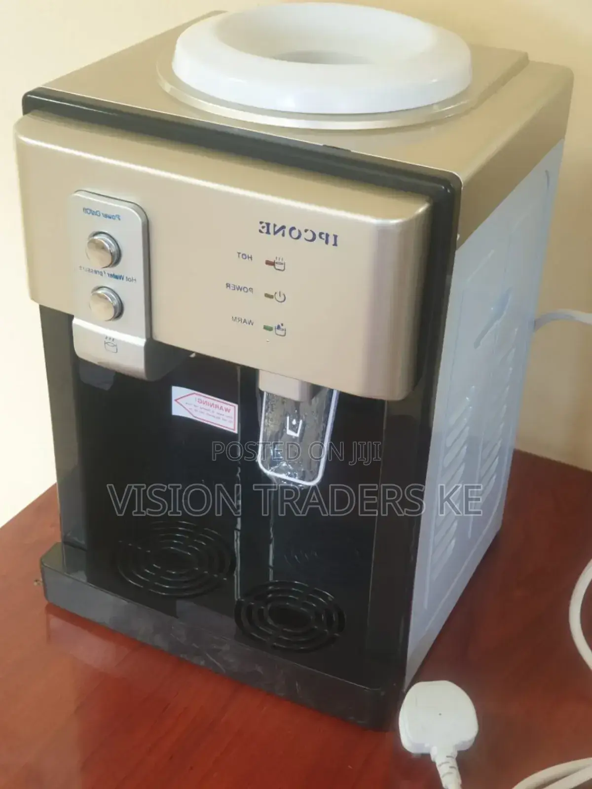 Silver Ipcone Table Top Water Dispenser