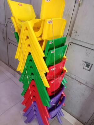 Kids Kindergarten Plastic Chairs - thumbnail 2