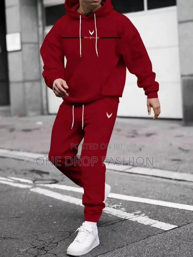 Red /Black Classy Tracksuits - main view