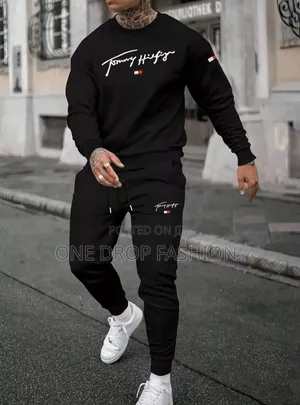 Red /Black Classy Tracksuits
