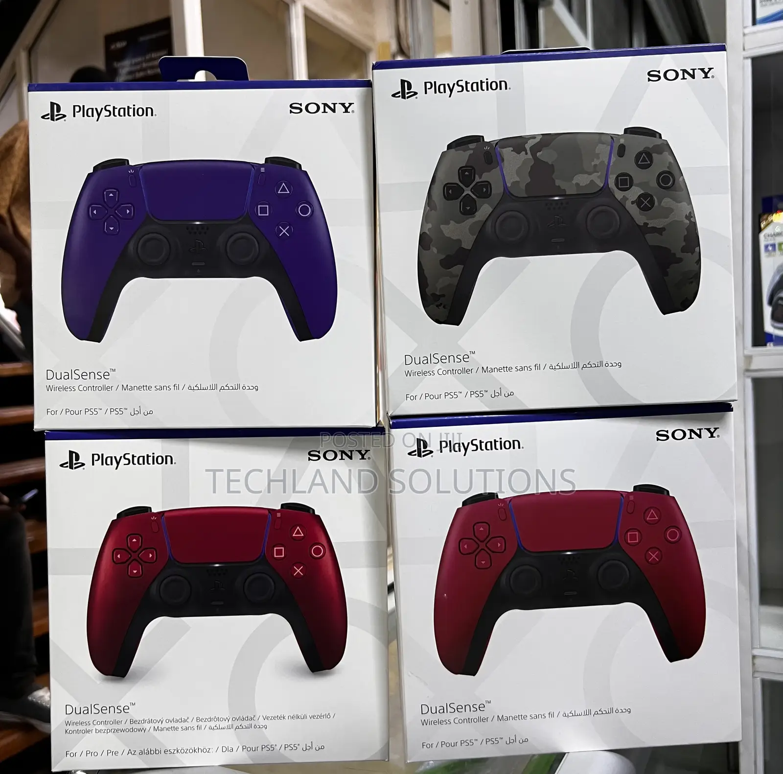 Blue ,Red, Camouflage Ps5 Controllers