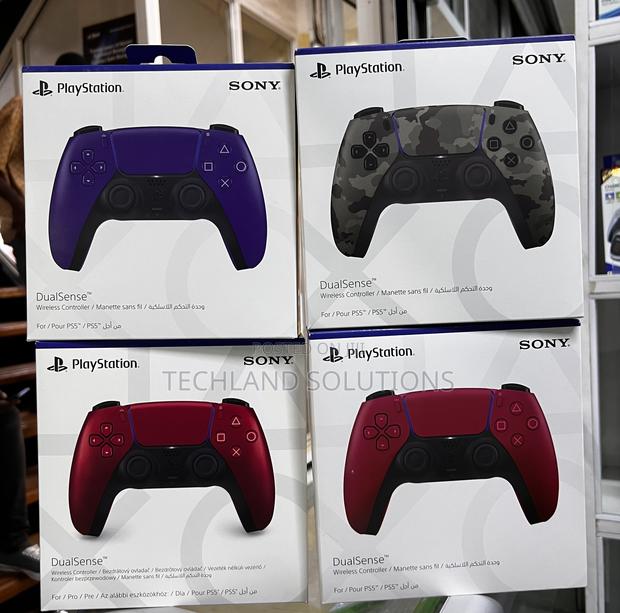 Blue ,Red, Camouflage Ps5 Controllers - main view