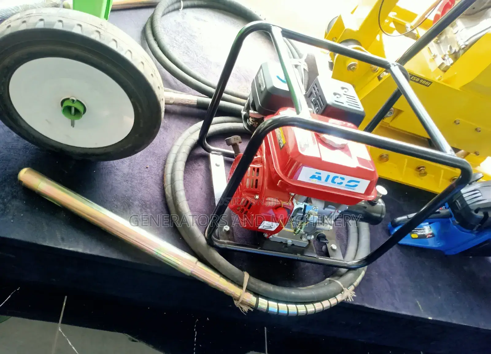 8hp Engine Vibrator Machine - Brand New