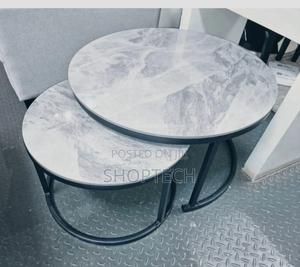 *Luxury Pure Marble Top Nesting Coffee Tables* Big. - thumbnail 2