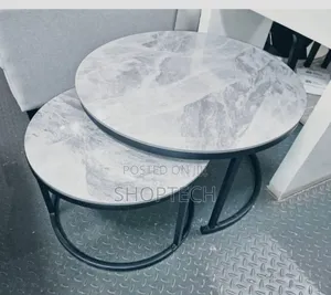*Luxury Pure Marble Top Nesting Coffee Tables* Big.