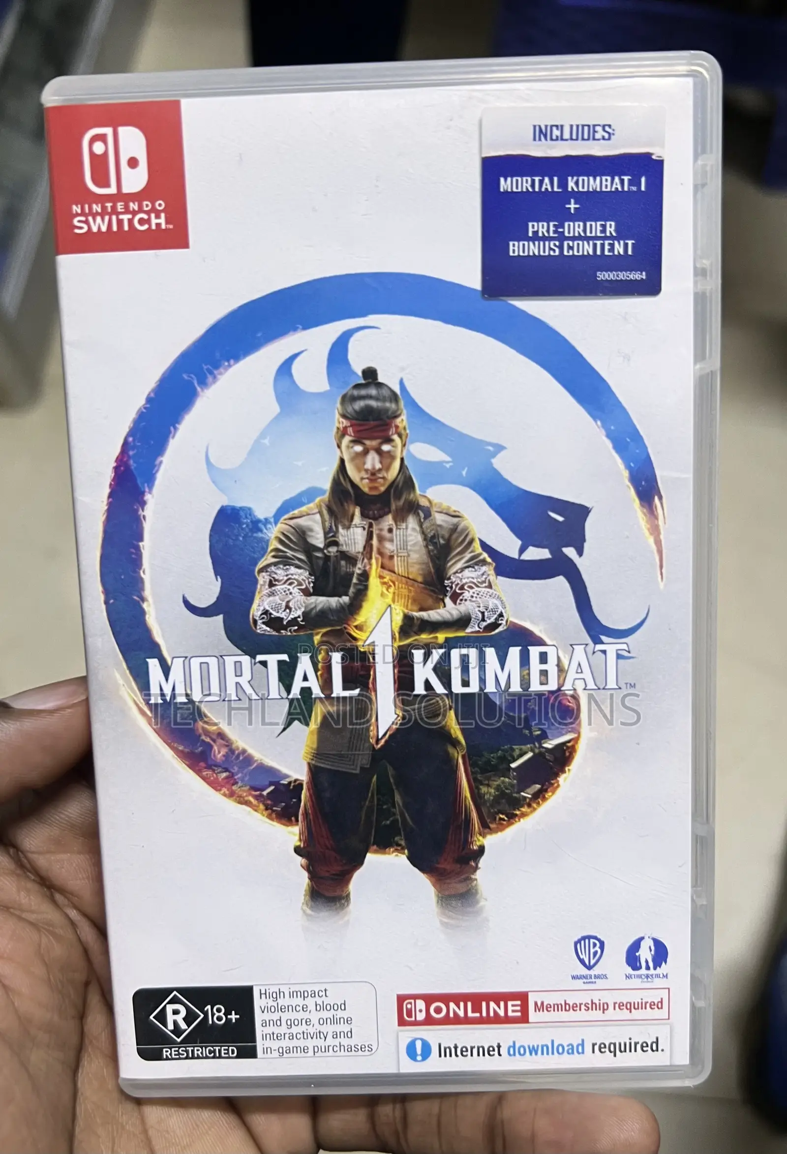 Mk1 Nintendo Switch Game