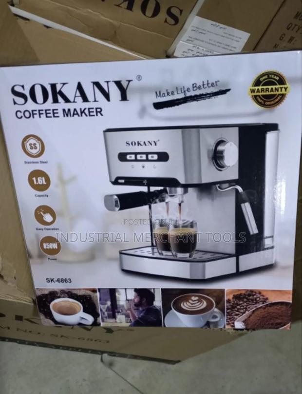 Espresso Coffee Maker Machine - main view