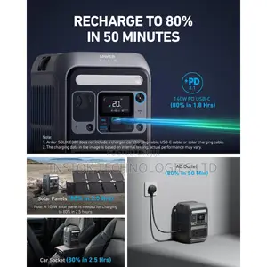 Anker SOLIX C300 Portable Power Station 288wh 300W