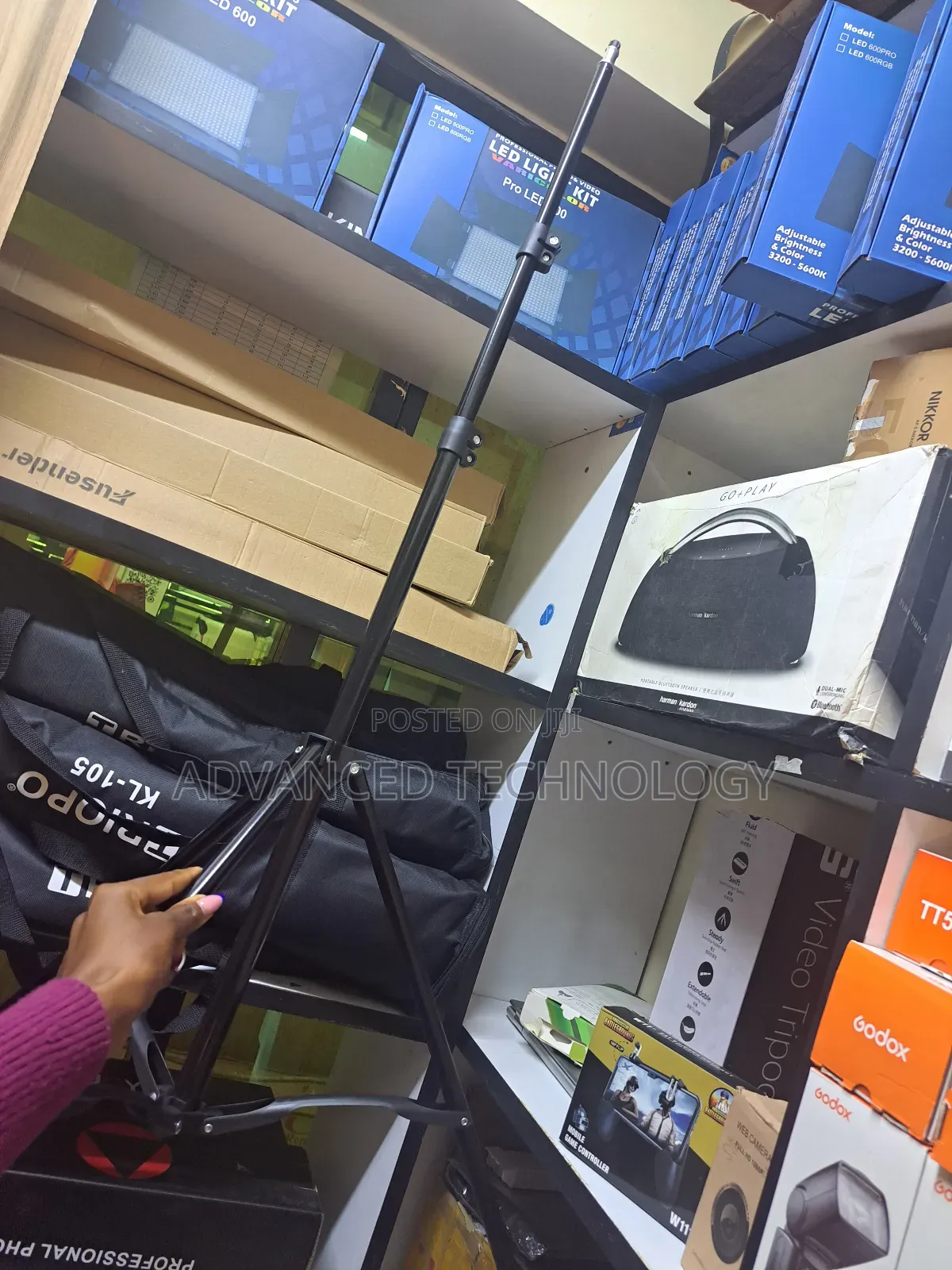 2.1m Multi-Purpose Light Stand