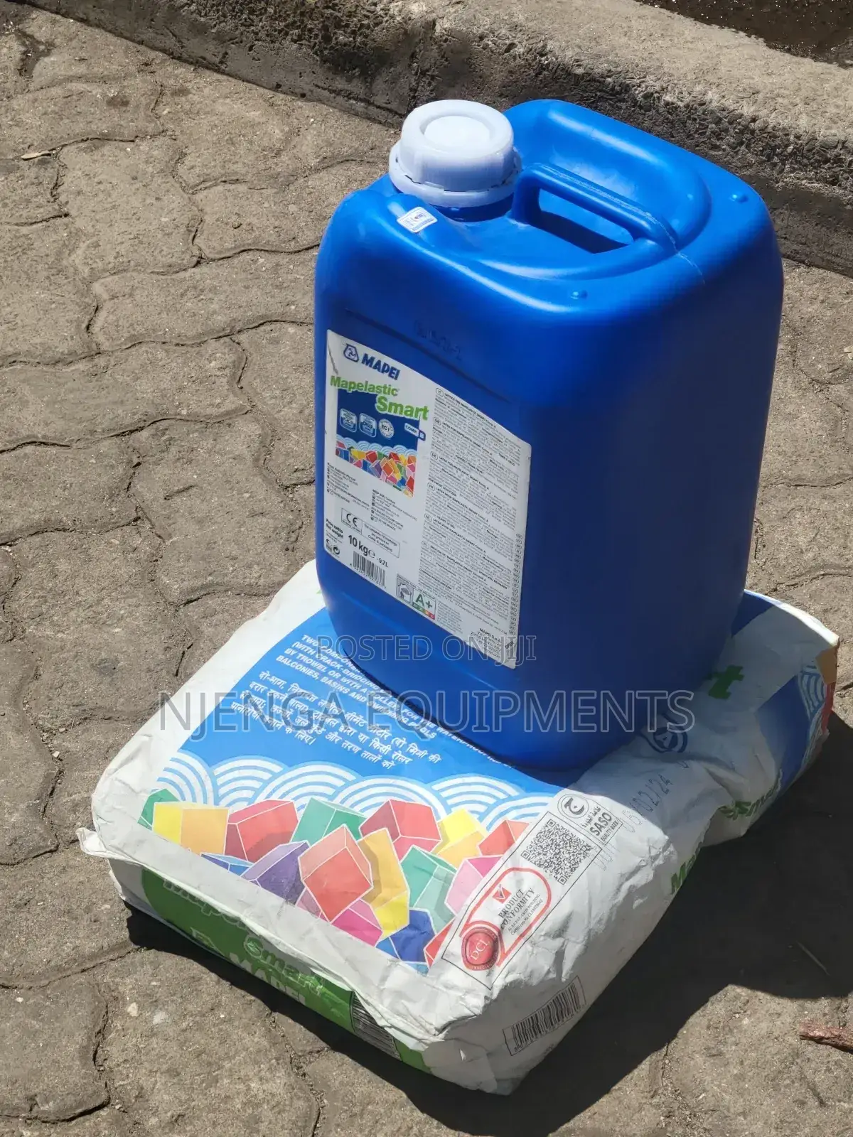 Two Component Mapelastic Smart Coating for Waterproofing