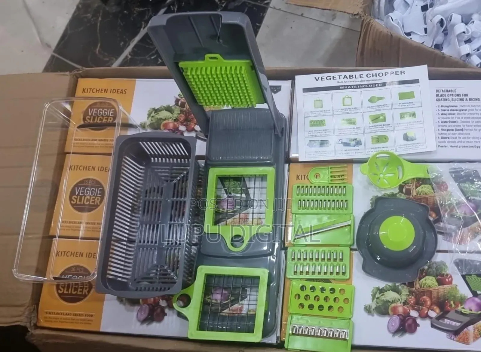 14pc Veggie Cutter Slicer Dicer Chopper