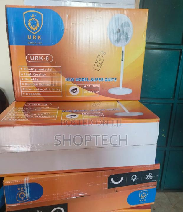 Remote Controlled URK 16" Modern Standing Quiet Fan